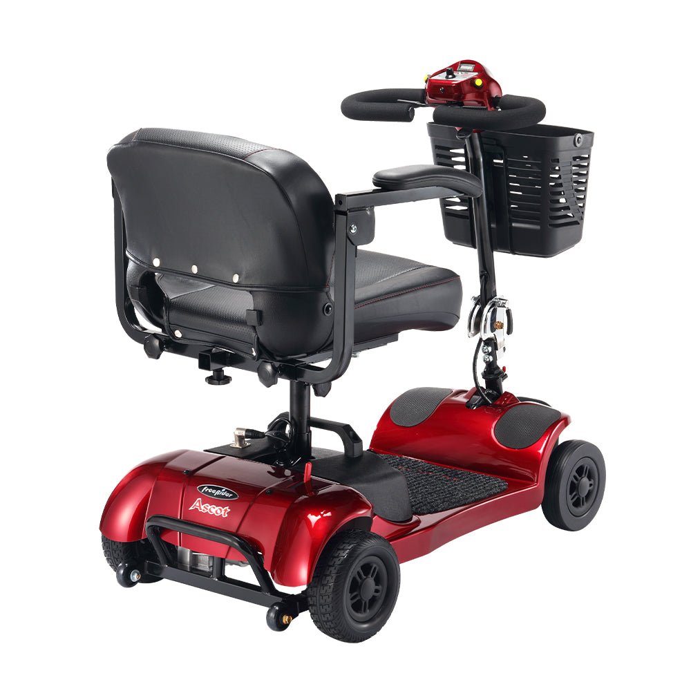 Freerider USA Ascot 4 Advanced Electric Lightweight 4-Wheel Mobility Scooter, 325LBS (SAK96815)