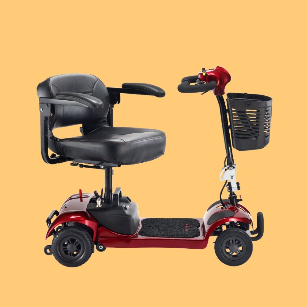 Freerider USA Ascot 4 Advanced Electric Lightweight 4-Wheel Mobility Scooter, 325LBS (SAK96815)