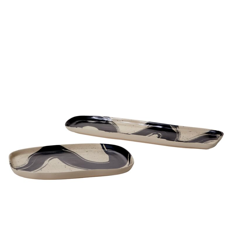 Swirl Tray, Set of 2