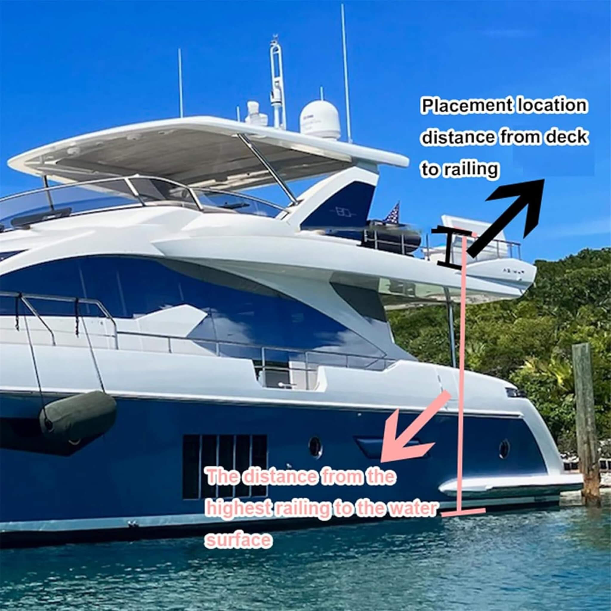 Giant Inflatable Luxury Yacht Slide With Air Pump And Protection Net (SAK43586)