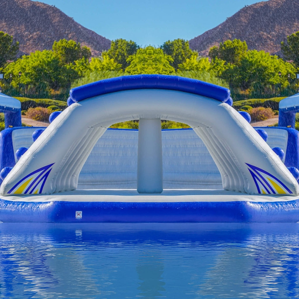 Giant Inflatable Water Climbing Obstacle Course With Air Pump (SAK87625)