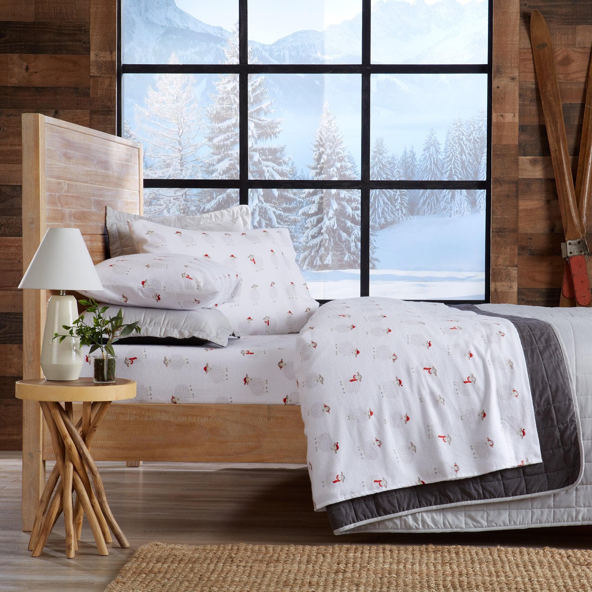 100% Turkish Cotton Flannel Sheet Sets - Boulder Collection