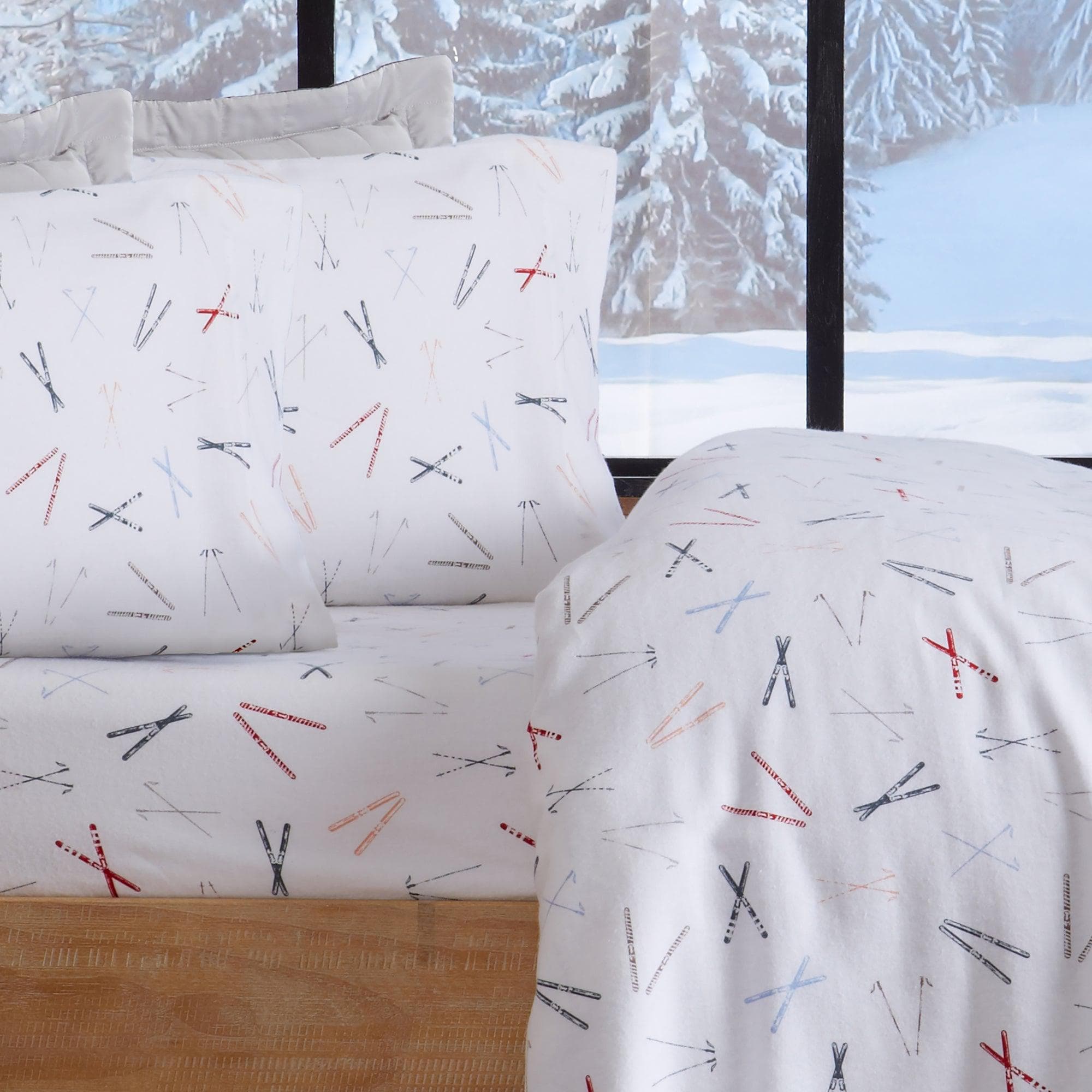 100% Turkish Cotton Flannel Sheet Sets - Boulder Collection
