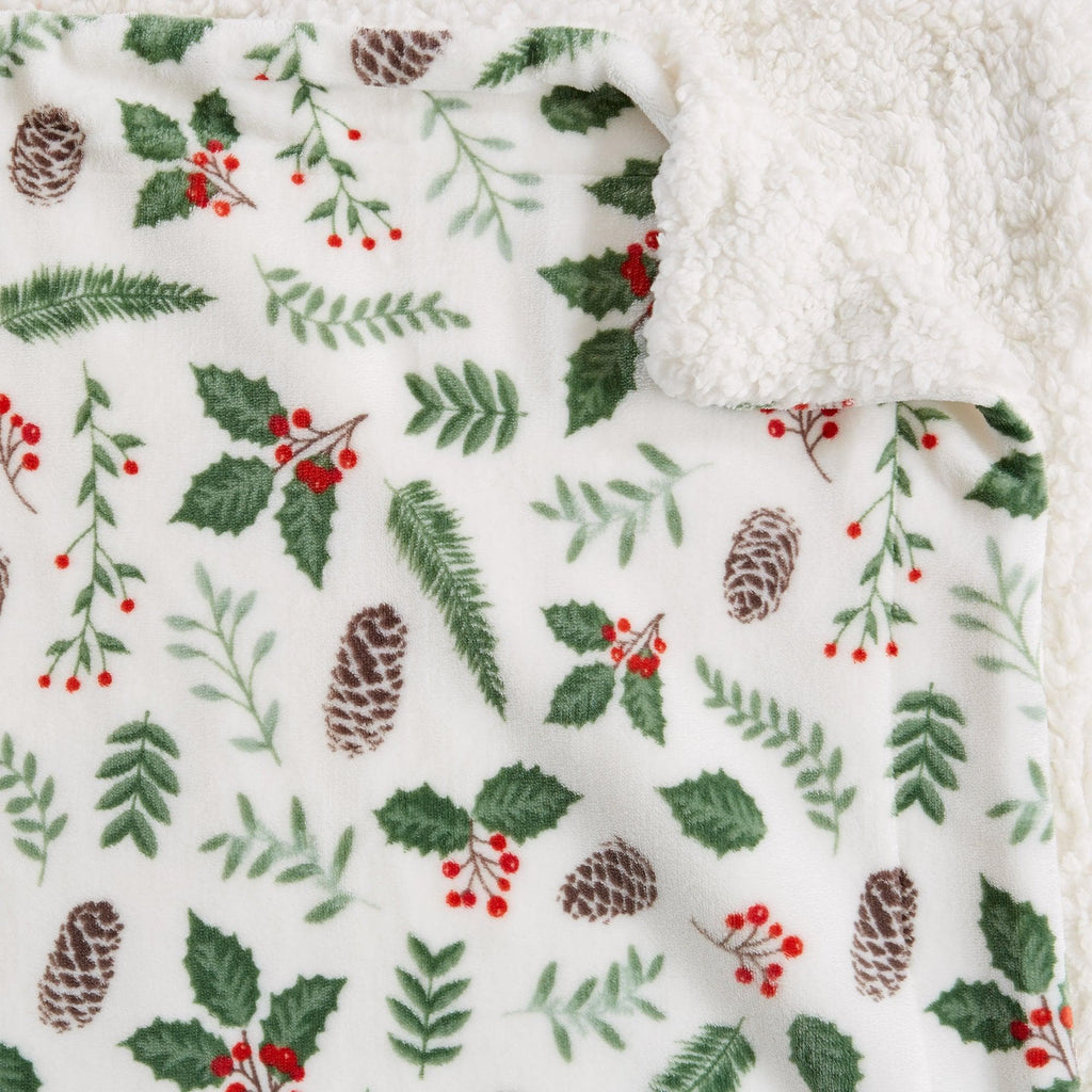 Holiday Sherpa Throw - Esmay Collection