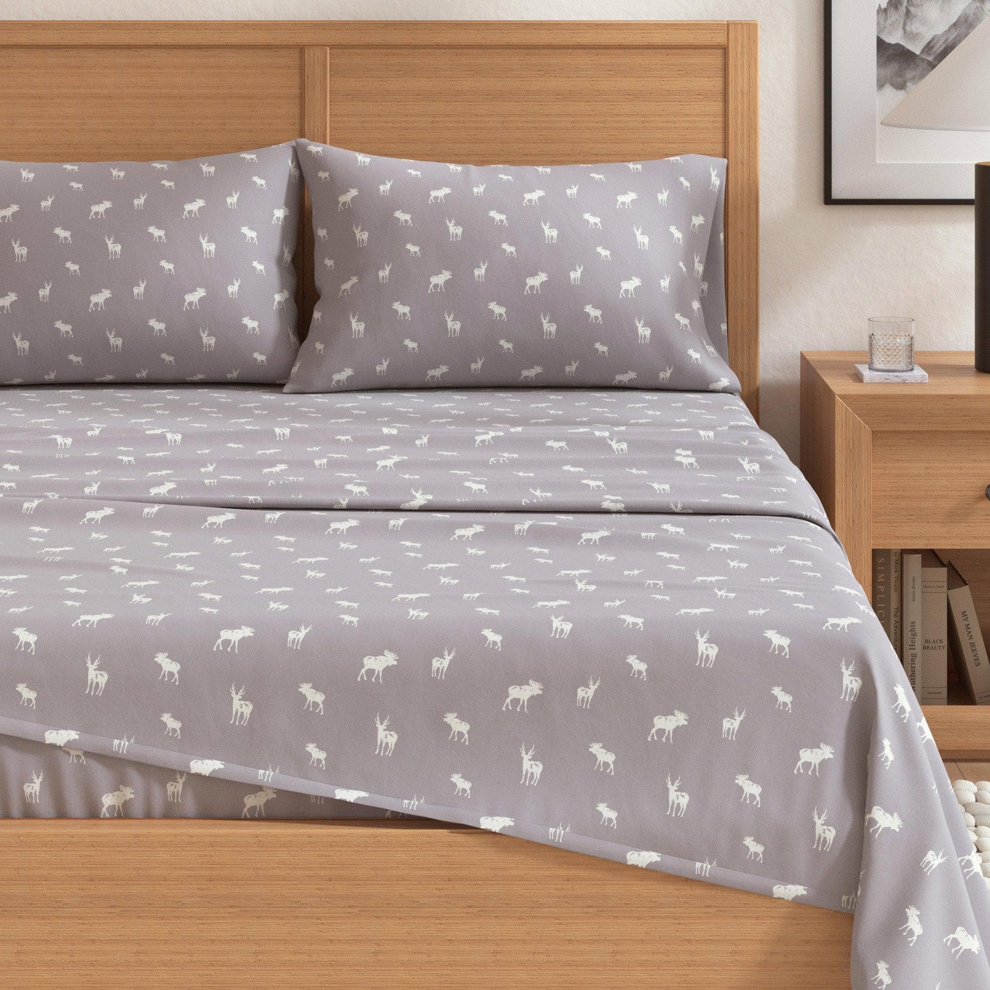 4-Piece Turkish Cotton Flannel Sheet - Lakeview Collection