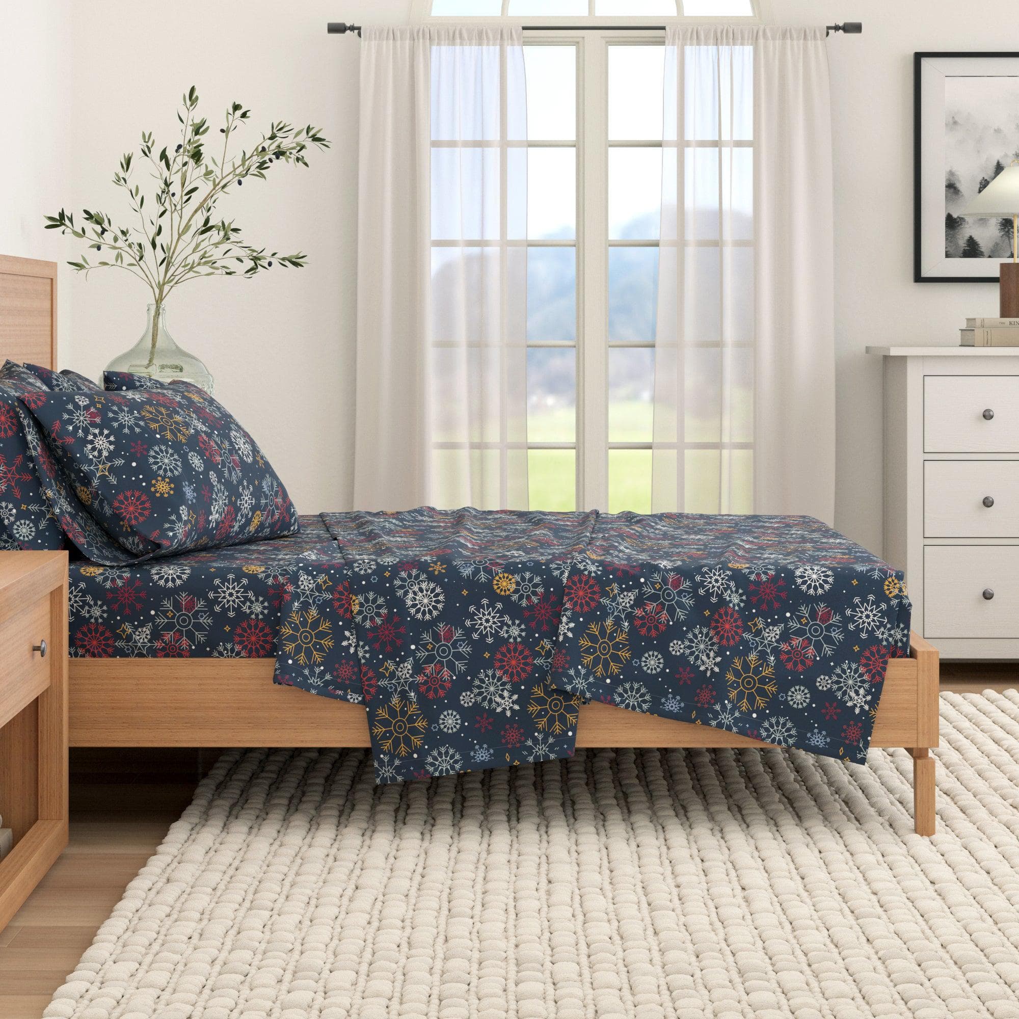 4-Piece Turkish Cotton Flannel Sheet - Lakeview Collection