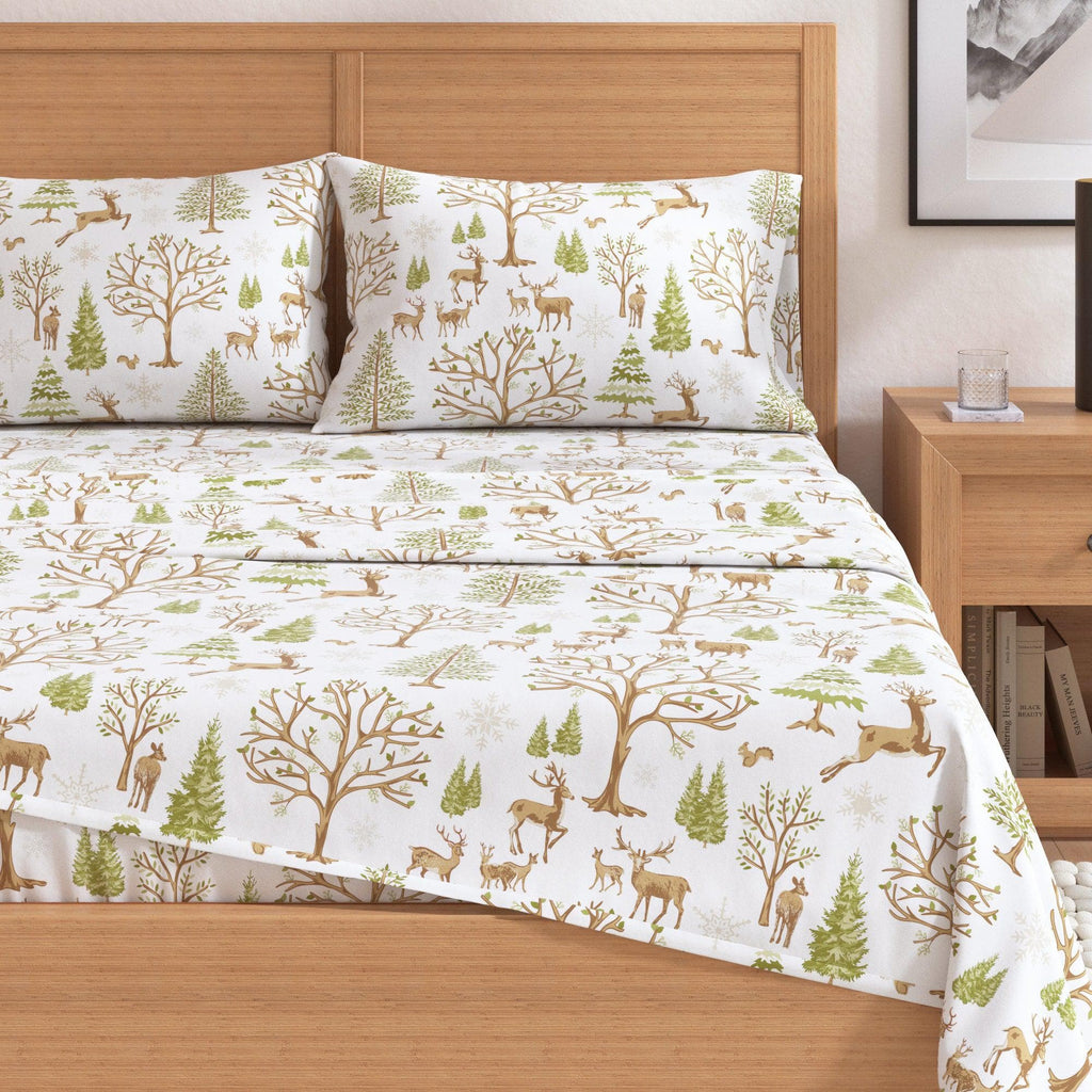 4-Piece Turkish Cotton Flannel Sheet - Lakeview Collection