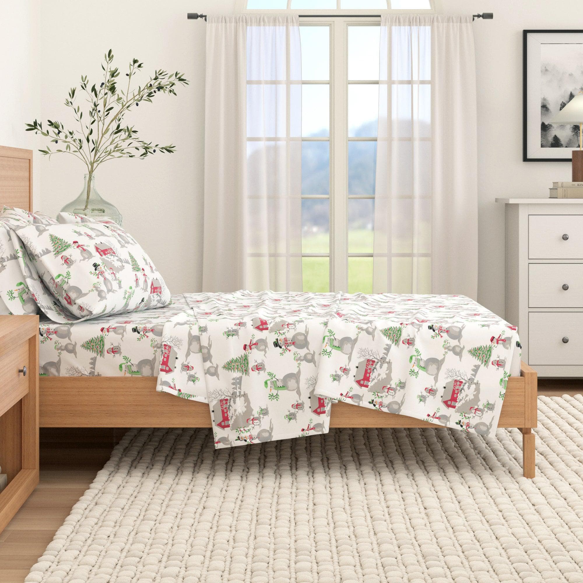 4-Piece Turkish Cotton Flannel Sheet - Stratton Collection