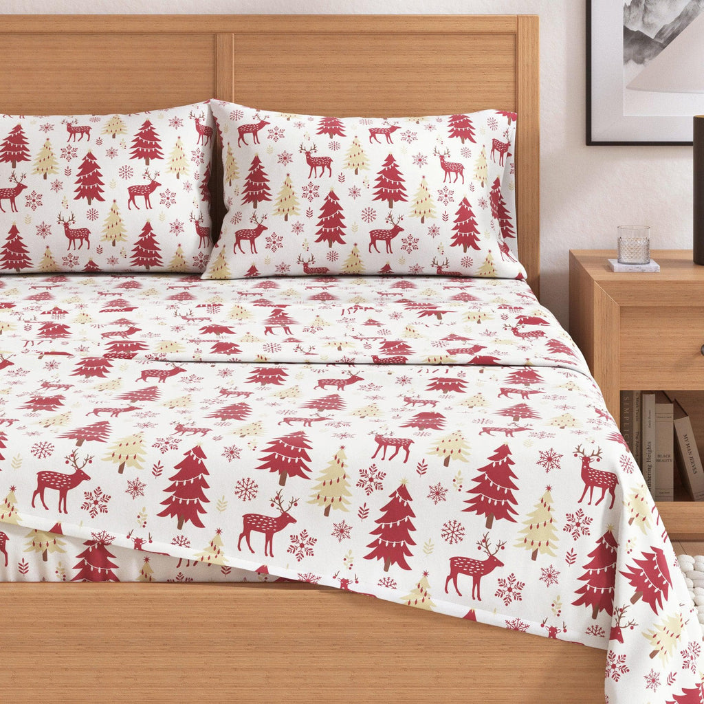 100% Turkish Cotton Flannel Sheet Sets - Boulder Collection