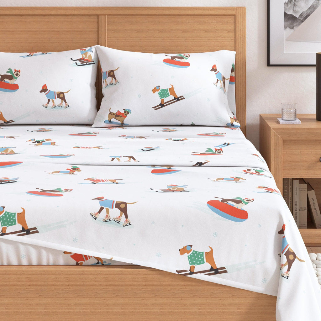 4-Piece Turkish Cotton Flannel Sheet - Whittaker Collection