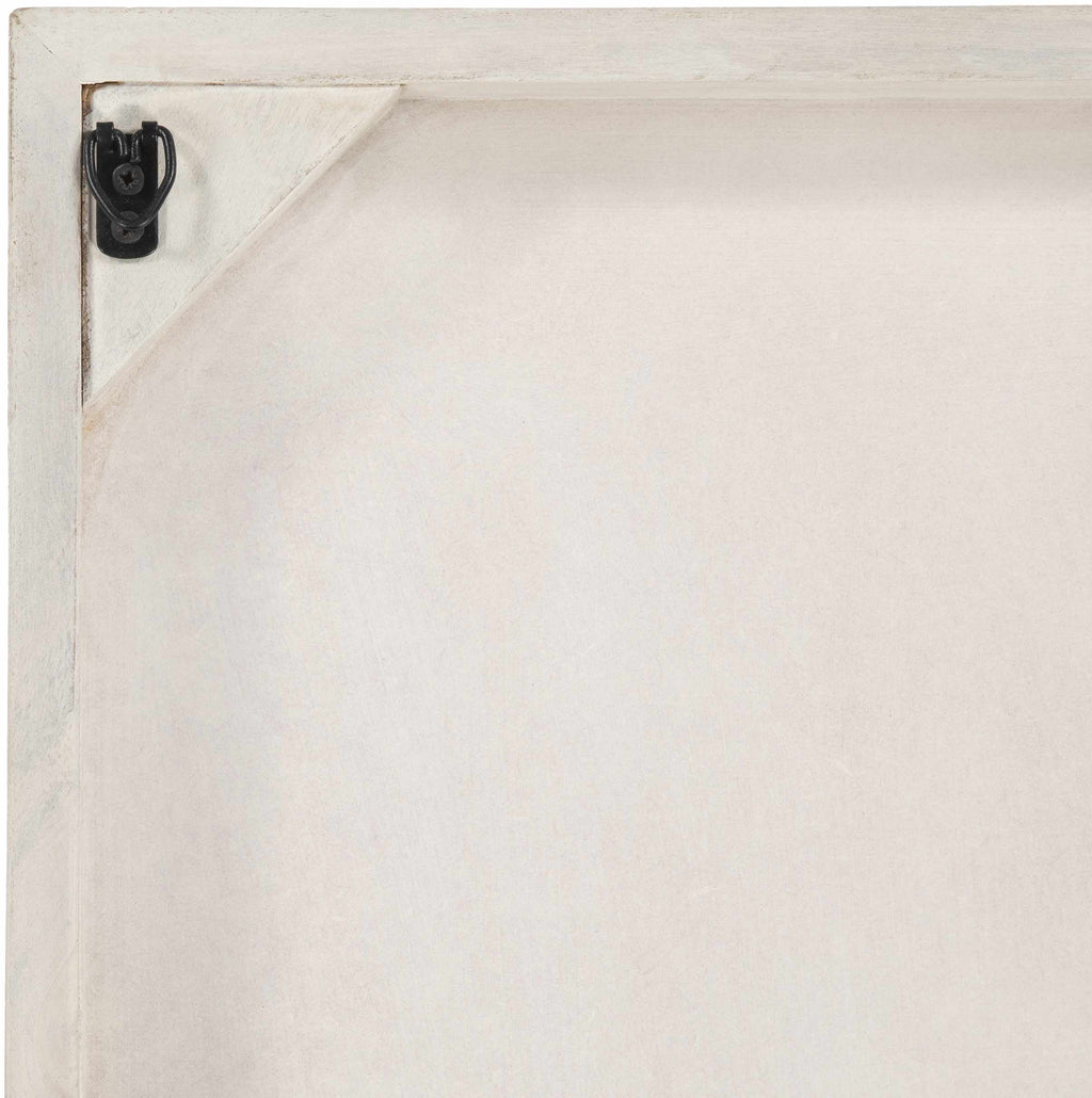 Garnet White Mosaic Starburst Wall Art