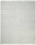 Flatwoven Dhurrie Woolen Chunky and Soft White Wool Area Rug, Living Room and Kids Rug | CAL1