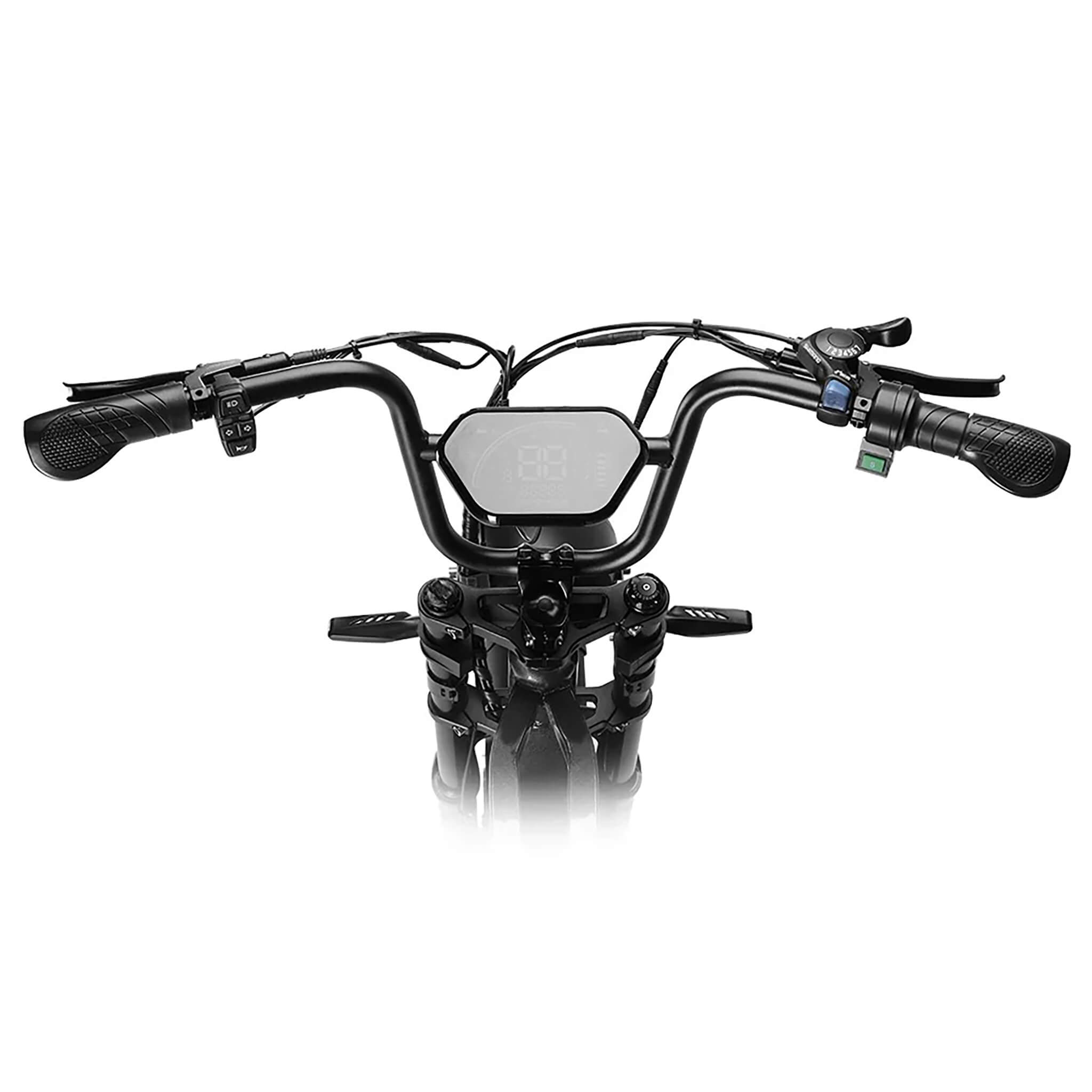 HappyRun Tank G60 Electric Off-Road Fat Tire Moped Bike (SAK48732)