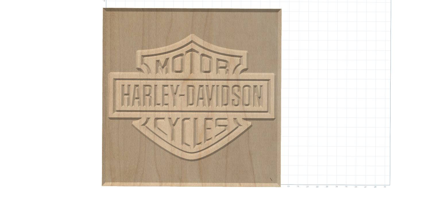 Harley Davidson Wood Sign