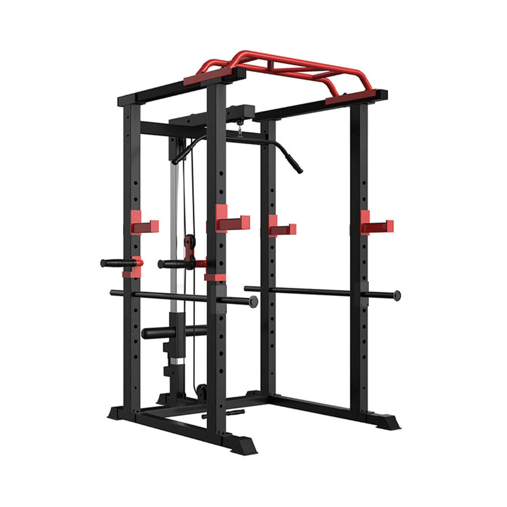 Heavy Duty Professional Multi-Function Adjustable Power Cage Rack, 1000LBS (SAK98149)