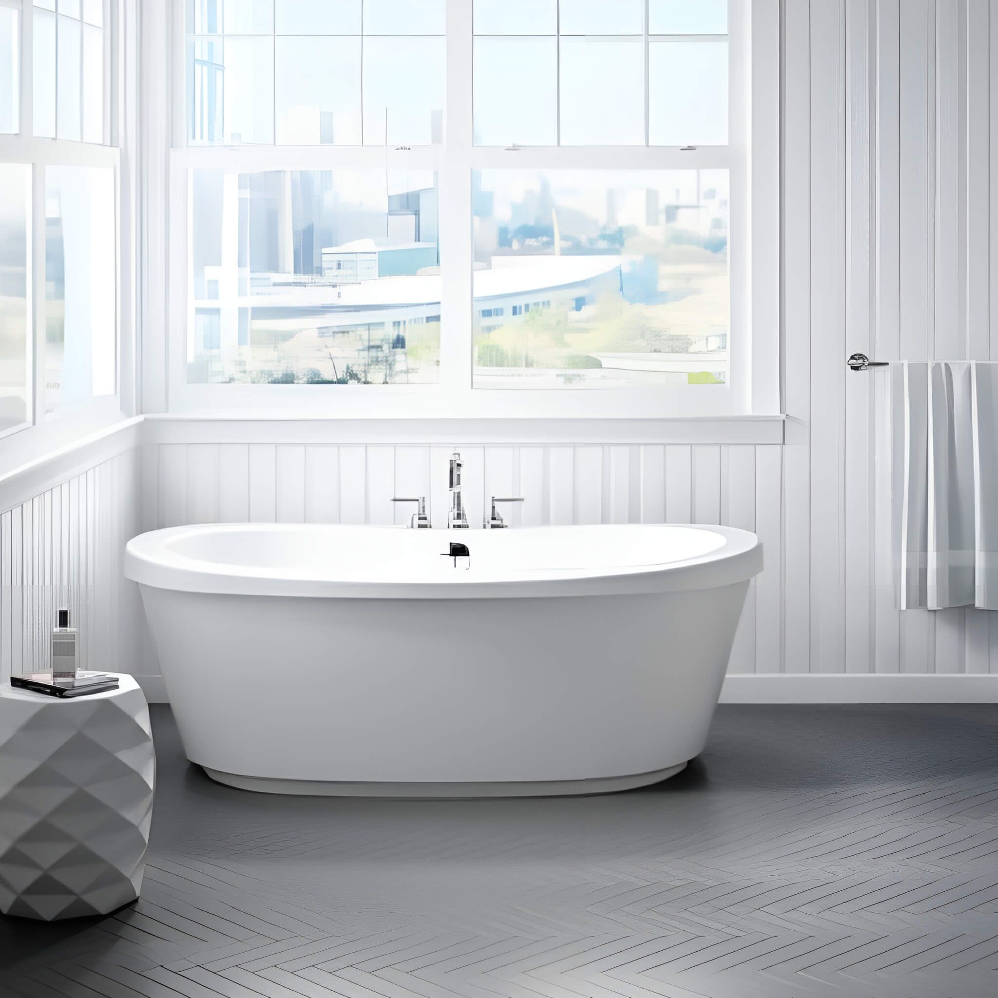 Jacuzzi Bravo 66" Freestanding Air Tub [JBRF6636ACX2XXW/B/Y] (SAK95865)