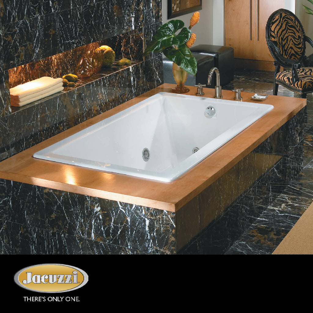 Jacuzzi Elara 72" Drop-In Acrylic Air Tub [JELA7236ALR4CXW/Y] (SAK60807)