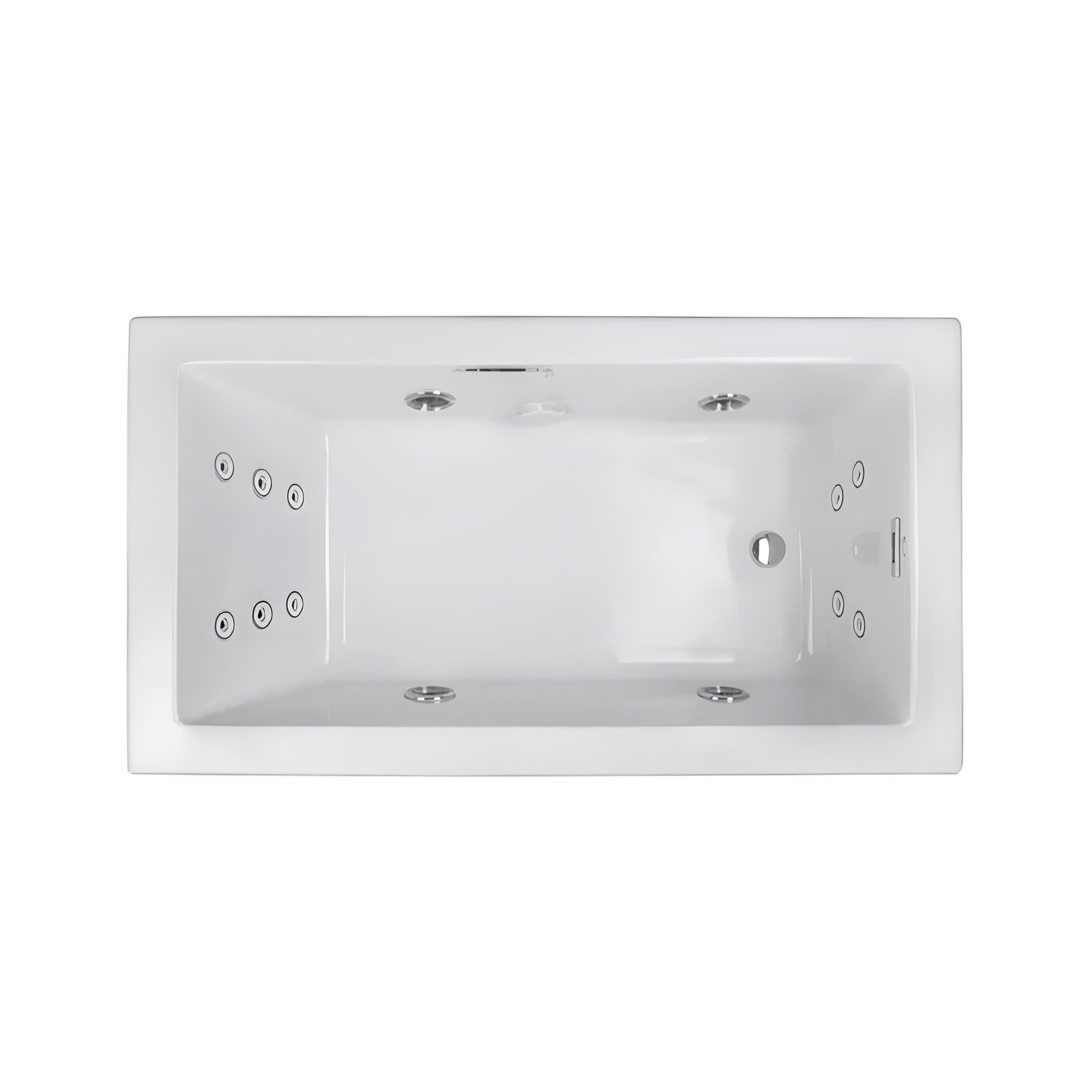 Jacuzzi Elara 72" Drop-In Whirlpool Bathtub With 10 AccuPro Jet [JELA7242WRL2HX] (SAK32651)