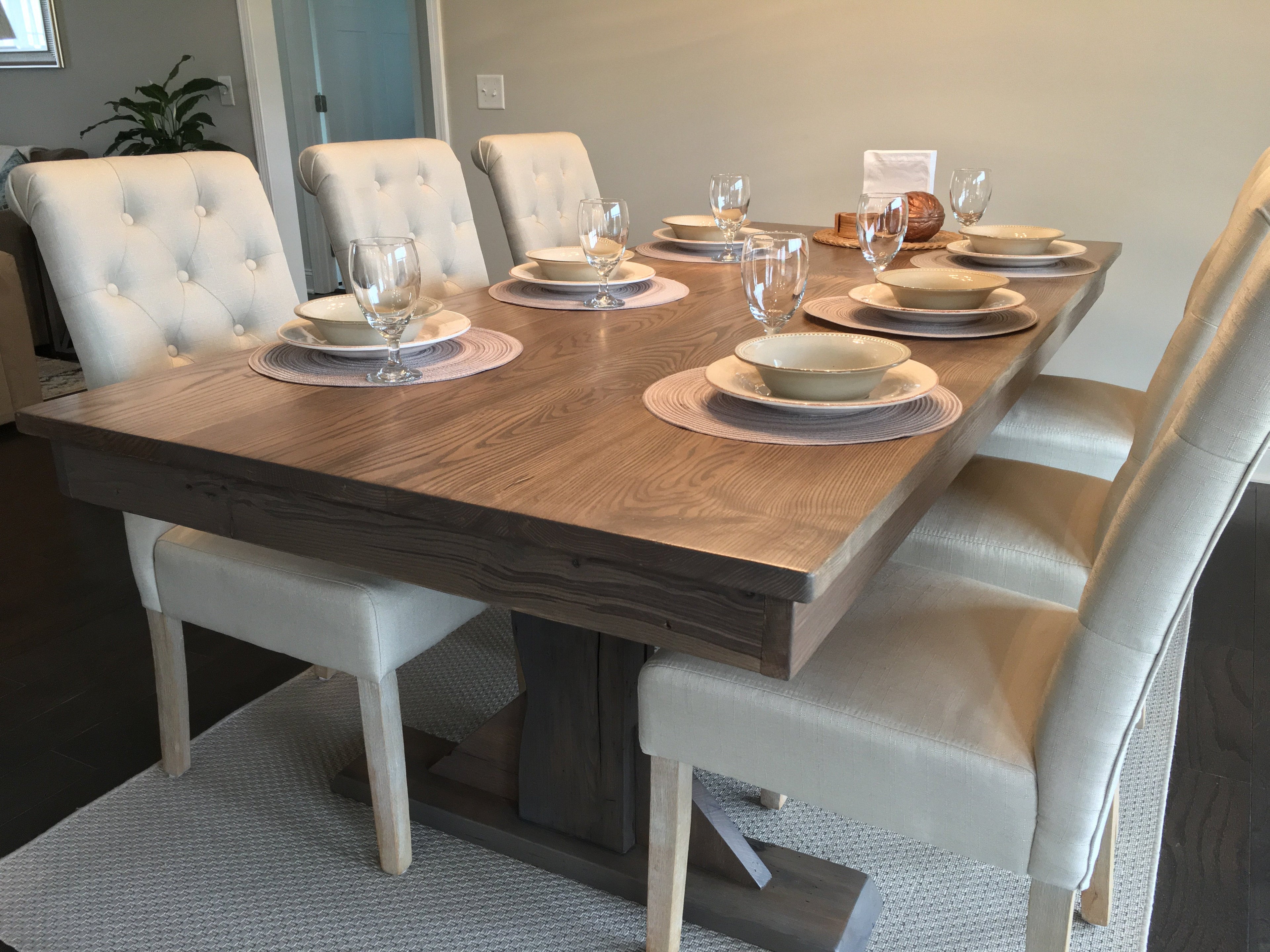 Trestle Farmhouse Dining Table
