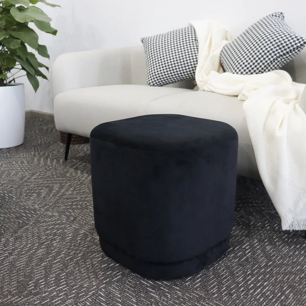 15.5"H Square Footstool Multifunctional Vanity Stools
