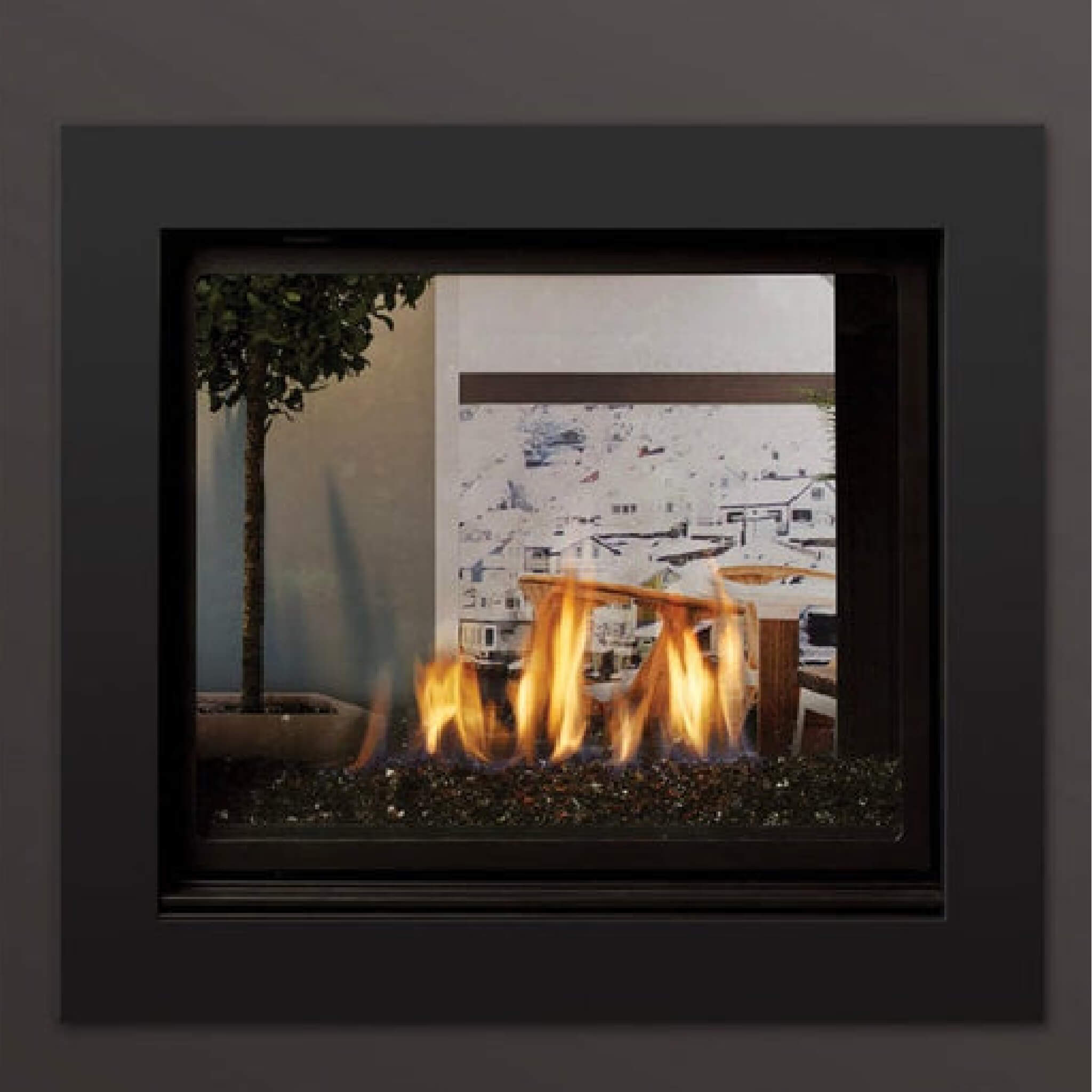 Kingsman Bentley ST 43" Zero Clearance Direct Vent Gas Fireplace (SAK41689)