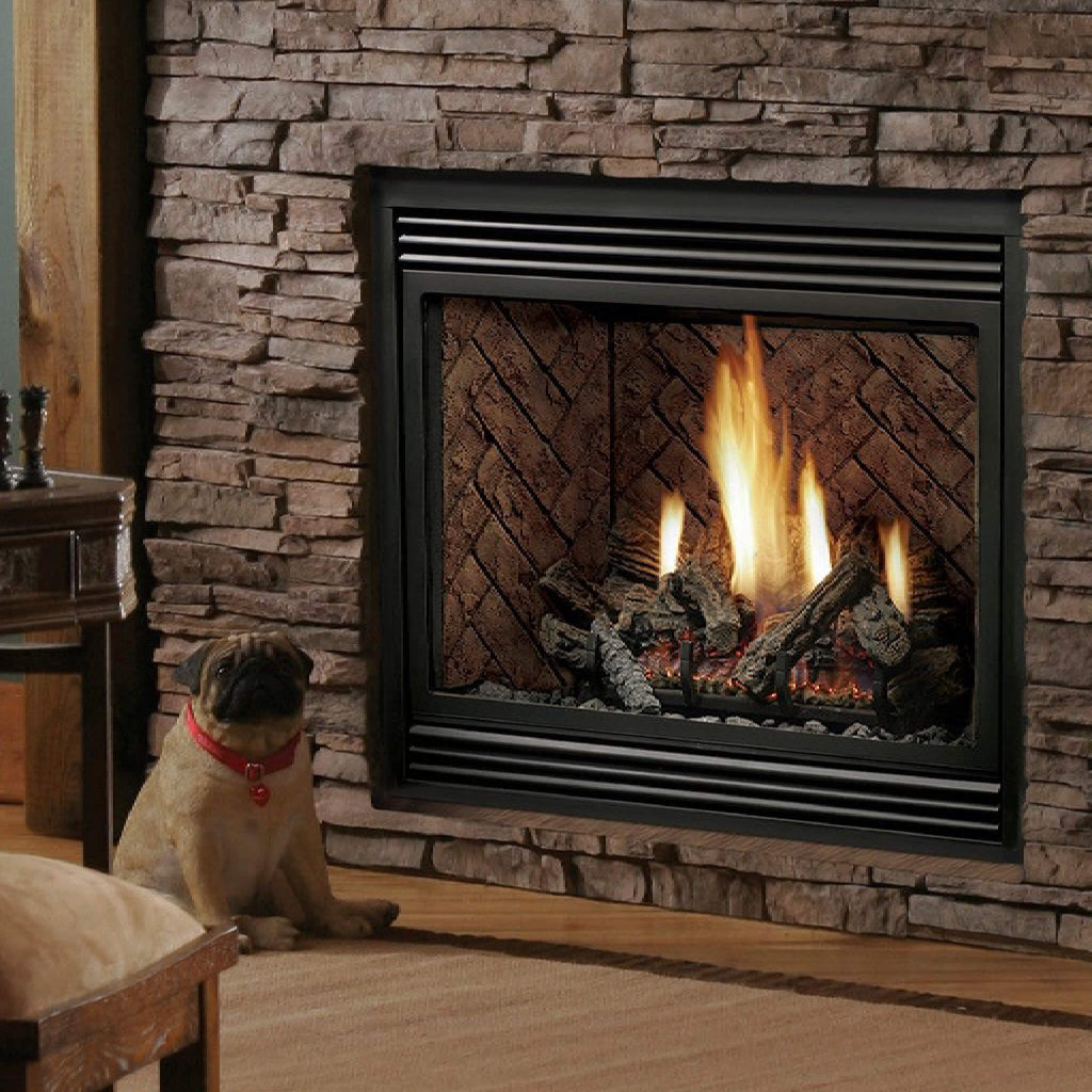 Kingsman Solace II 42" Zero Clearance 24K BTU Direct Vent Gas Fireplace [HBZDV4224] (SAK43572)