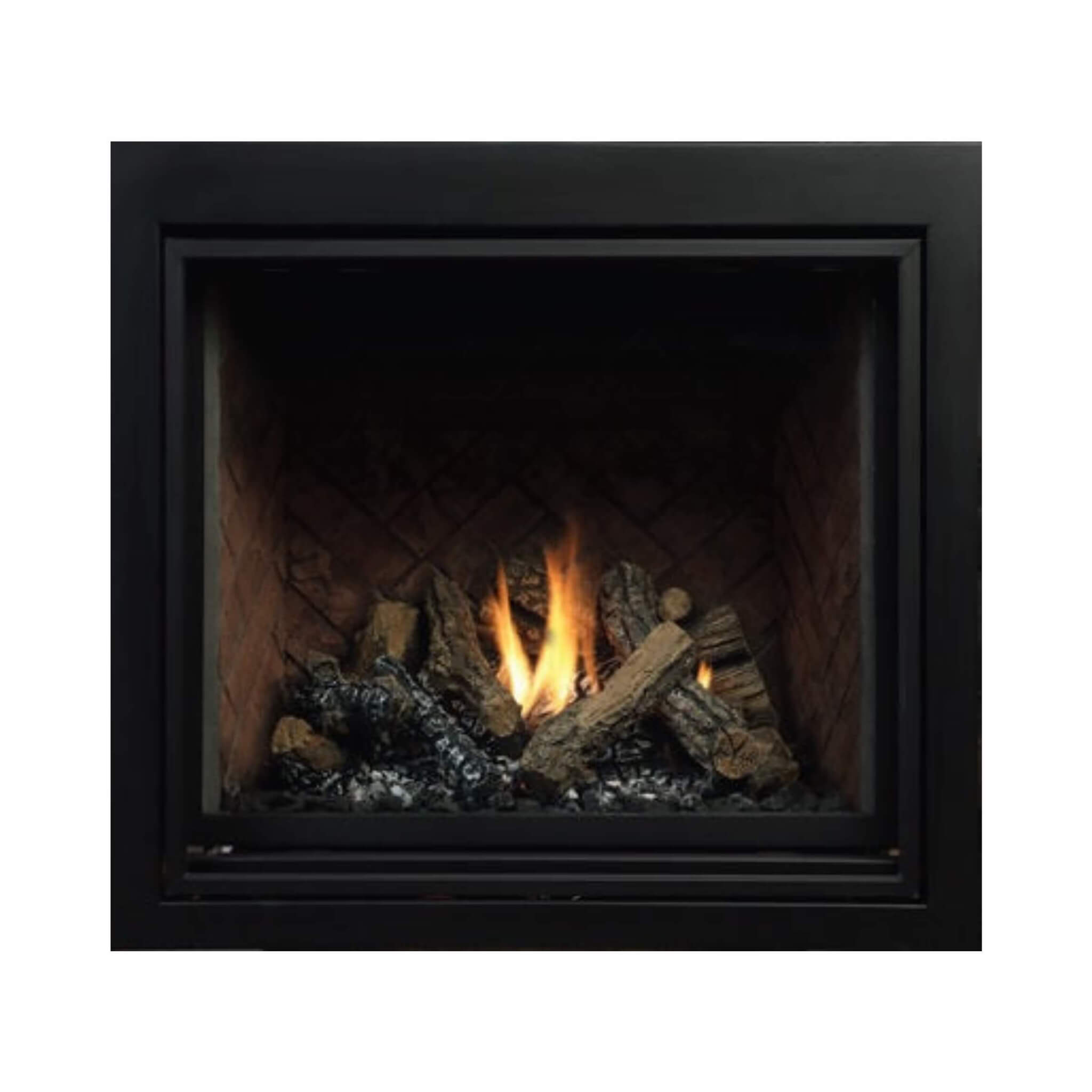 Kingsman ZCV 34" Zero Clearance Direct Vent Natural Gas Fireplace With Safety Screen Barrier (SAK39214)