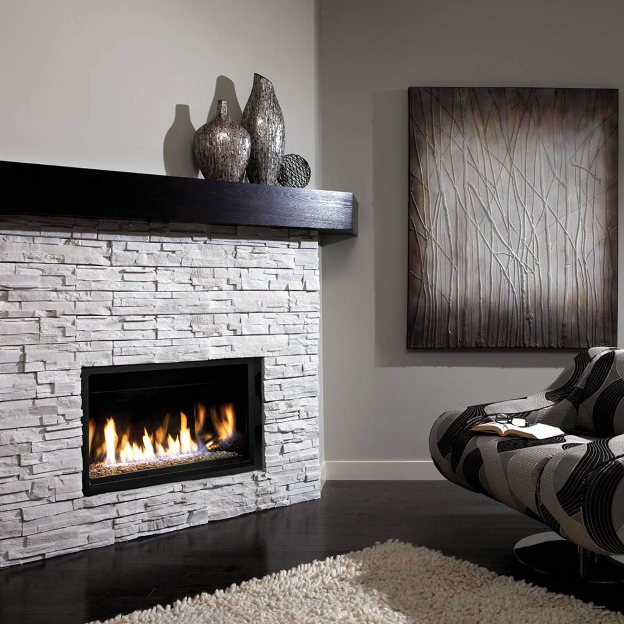 Kingsman ZCV 36" Linear Zero Clearance Direct Vent Fireplace [ZCVRB3622] (SAK81924)