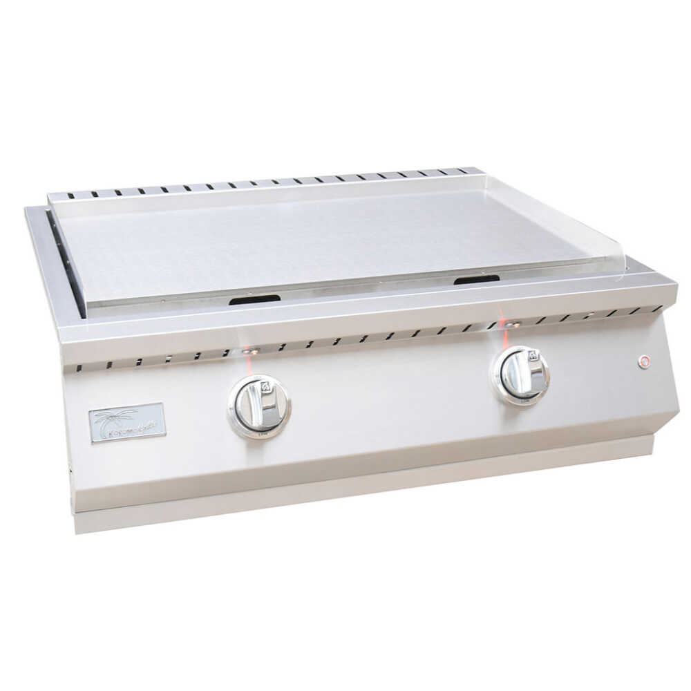 KoKoMo Grills Professional 36K BTU Griddle Outdoor Kitchen Flat Grill With Illuminted Control Knobs, 30" (SAK28914)