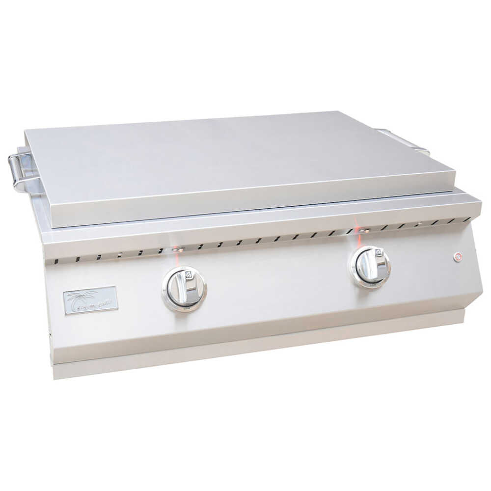 KoKoMo Grills Professional 36K BTU Griddle Outdoor Kitchen Flat Grill With Illuminted Control Knobs, 30" (SAK28914)