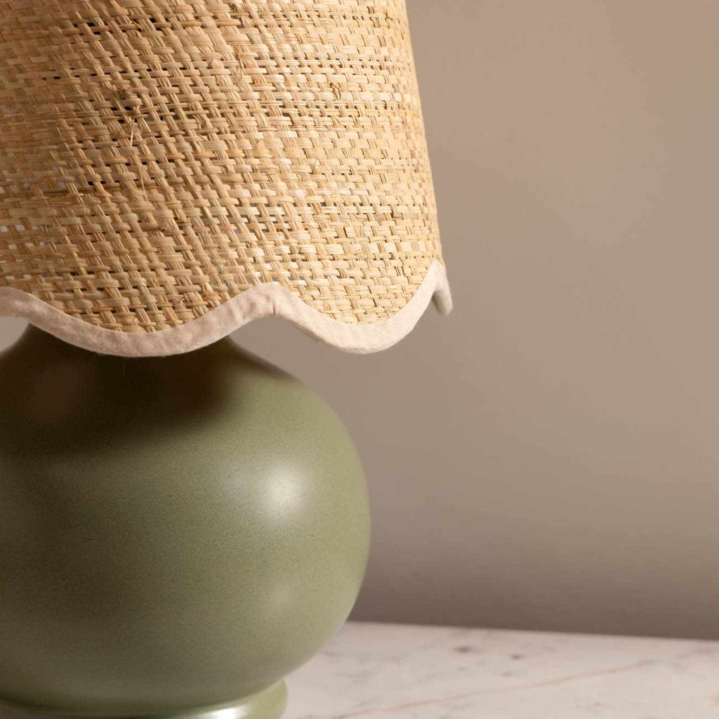 Theisseil Green Table Lamp