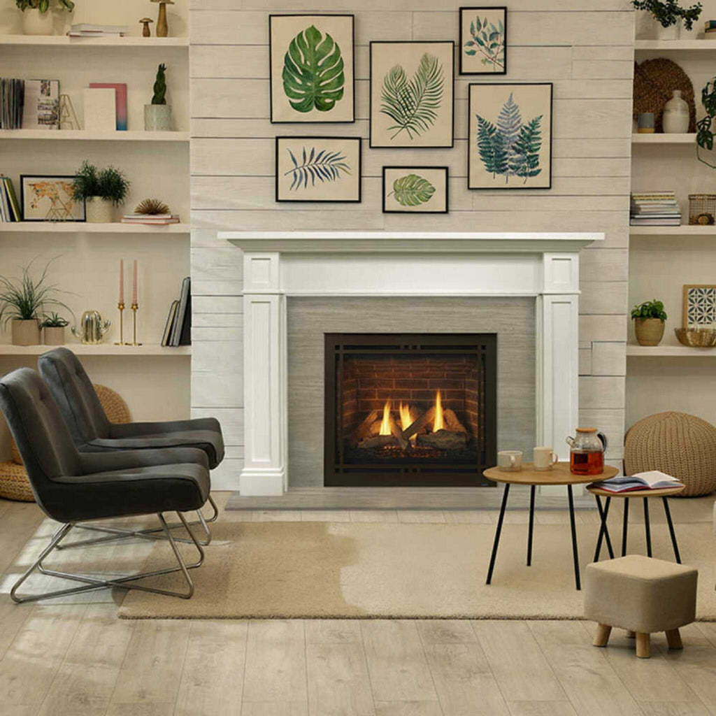 Majestic Quartz 36" Platinum Direct Vent Fireplace [QUARTZPLA36IN/IL] (SAK03613)