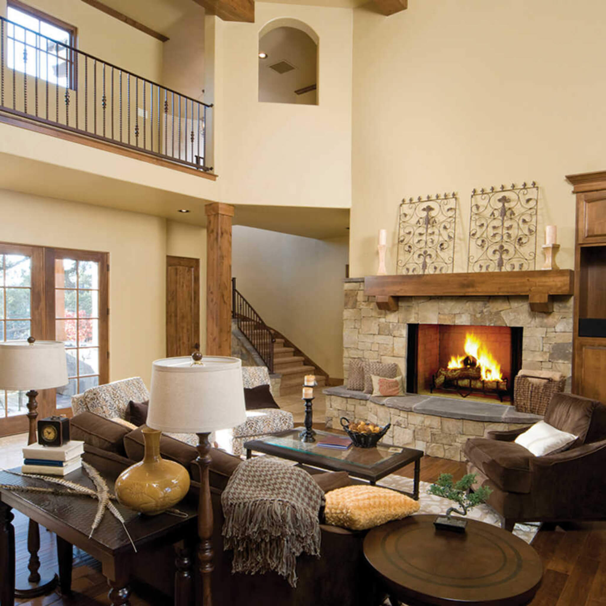 Majestic Biltmore 36" Herringbone Pattern Open Wood-Burning Fireplace [SB60HB] (SAK62147)