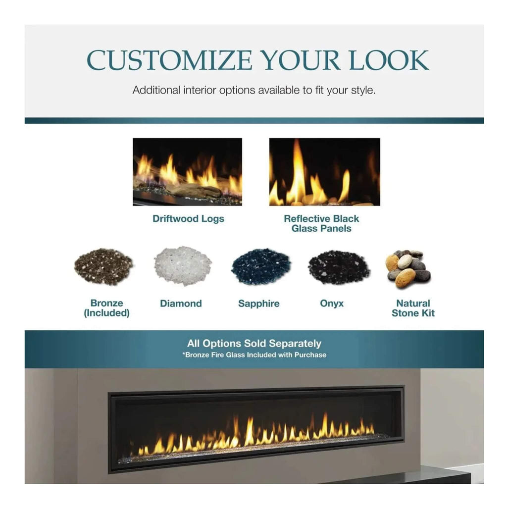 Majestic Echelon II 48" See-Through Direct Vent Fireplace [ECHEL48STIN-C] (SAK69284)