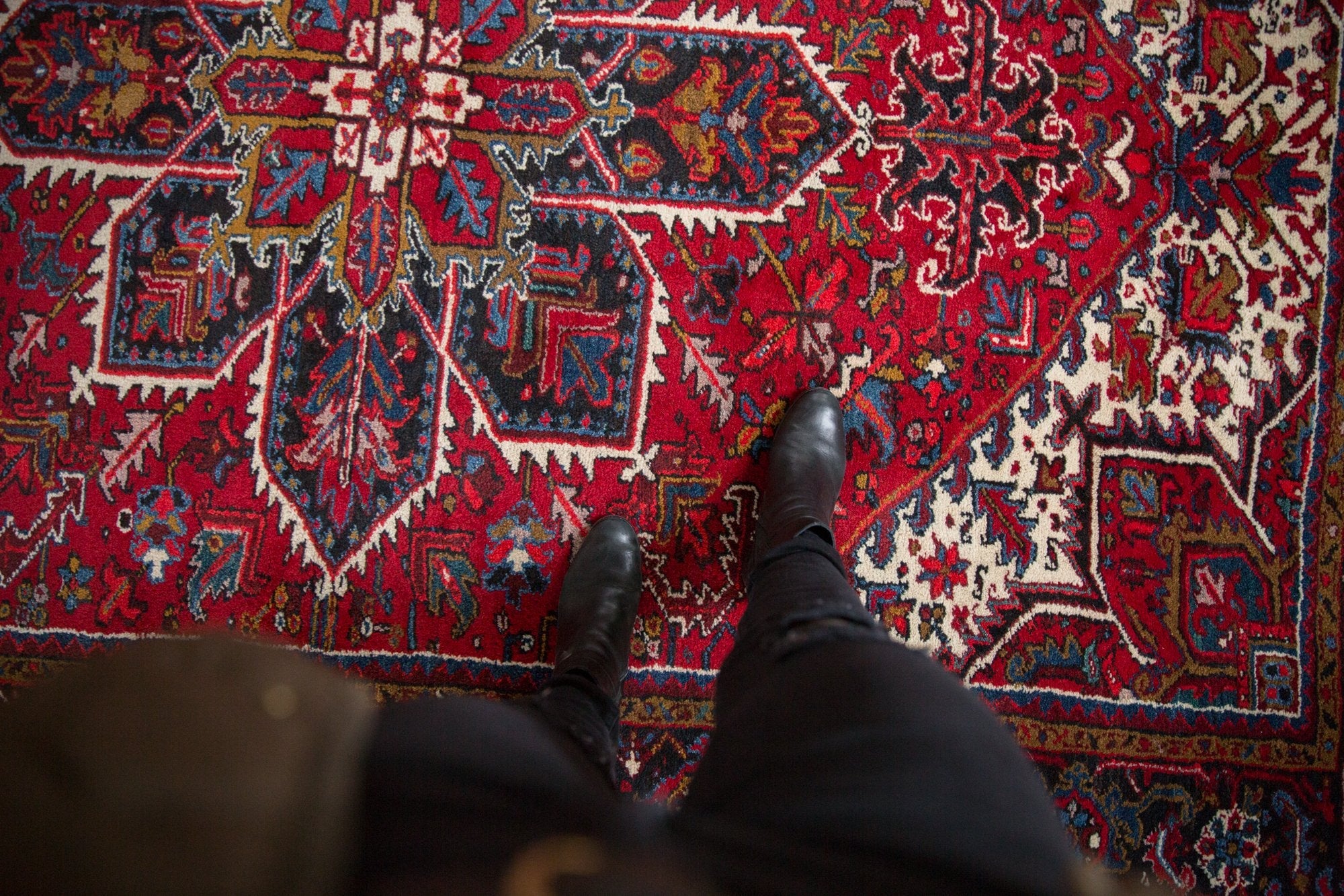 7x9.5 Vintage Mehrivan Carpet