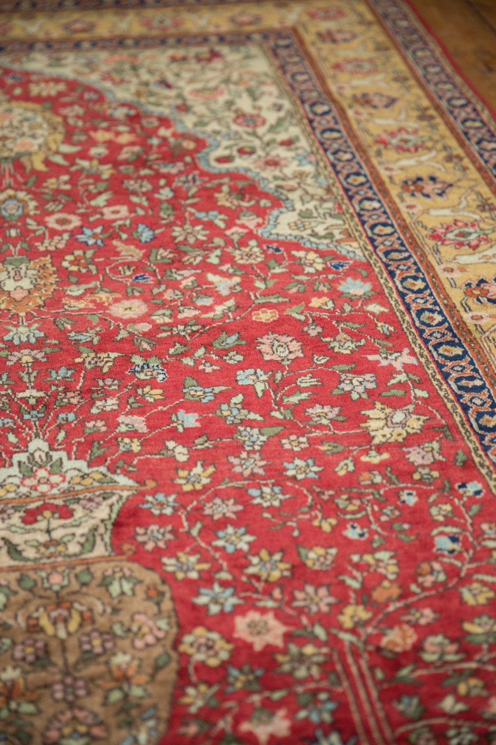 5x7.5 Vintage Romanian Hereke Design Rug