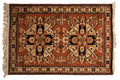 4x6 Vintage Romanian Kazak Design Rug