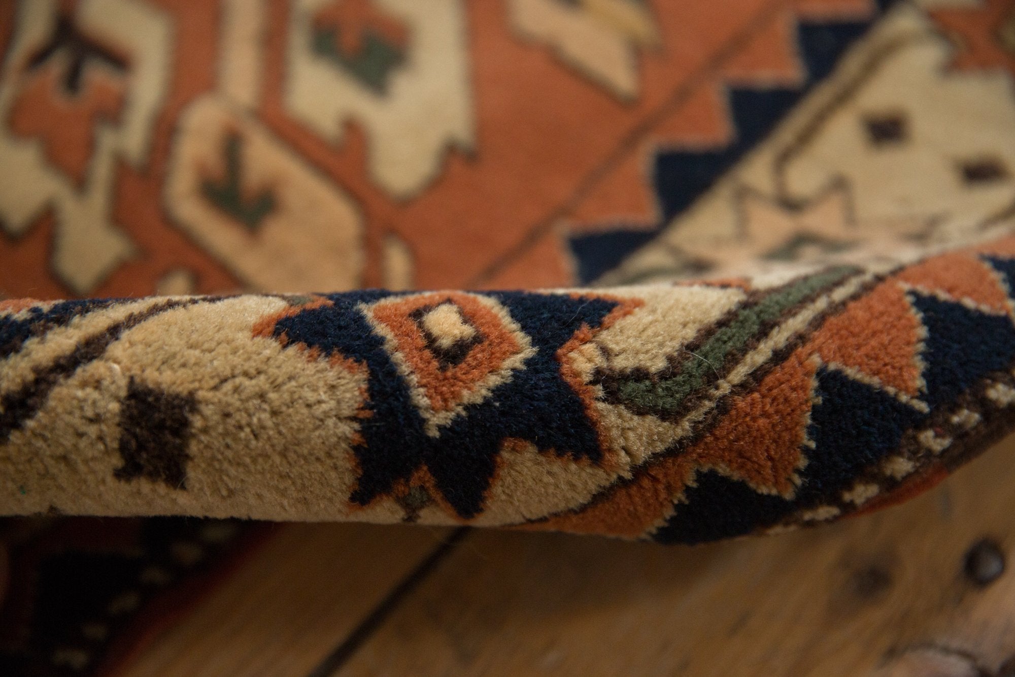4x6 Vintage Romanian Kazak Design Rug