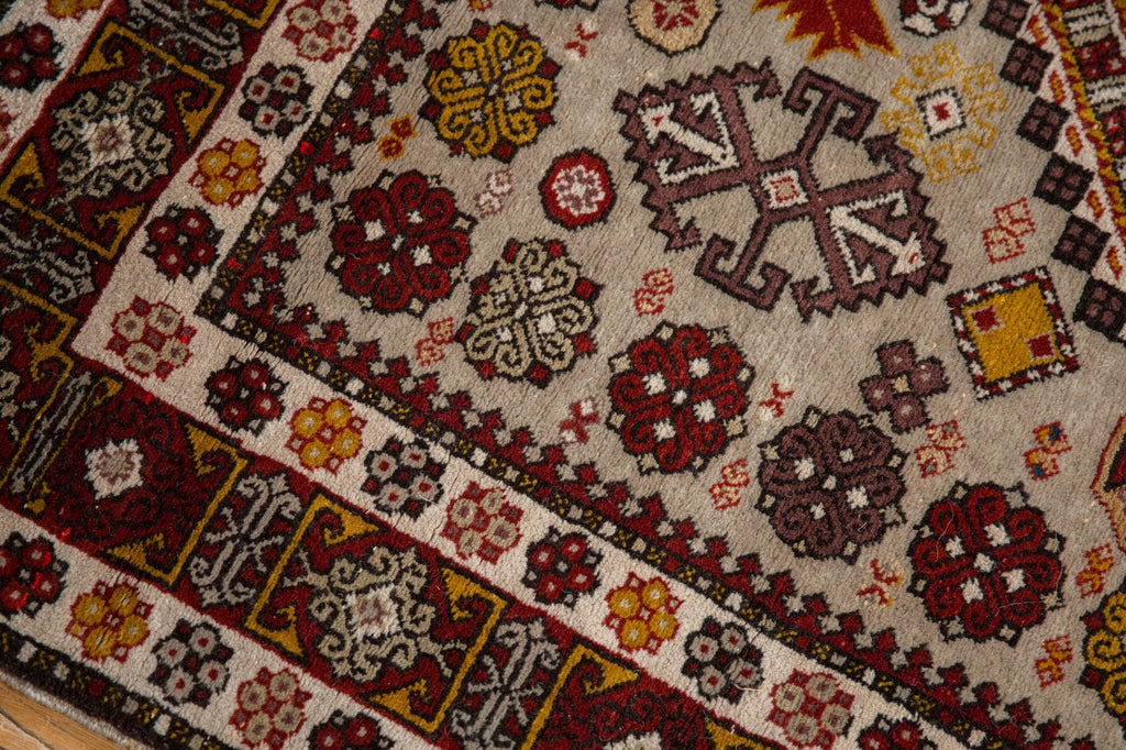 4x5.5 Vintage Romanian Shirvan Design Rug