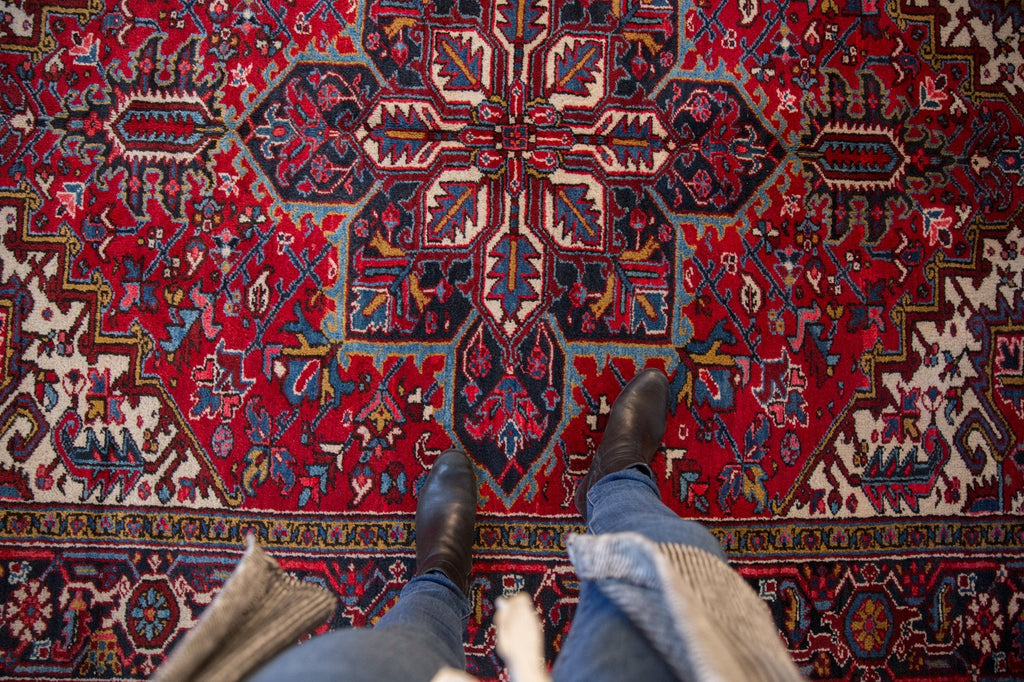 6.5x9 Vintage Mehrivan Carpet