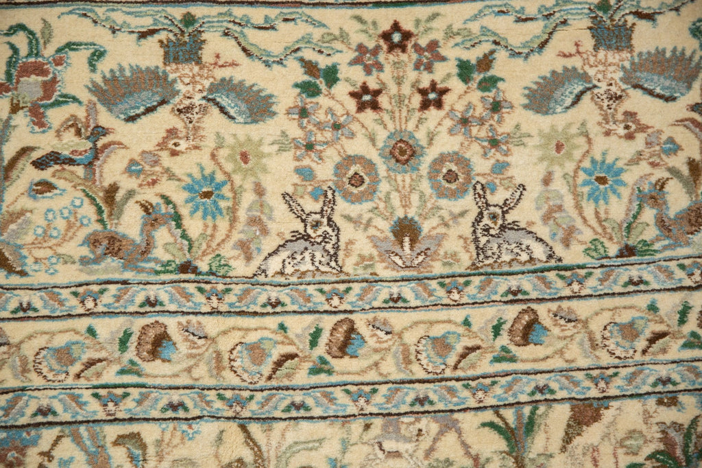 11x11.5 Vintage Tabriz Square Carpet