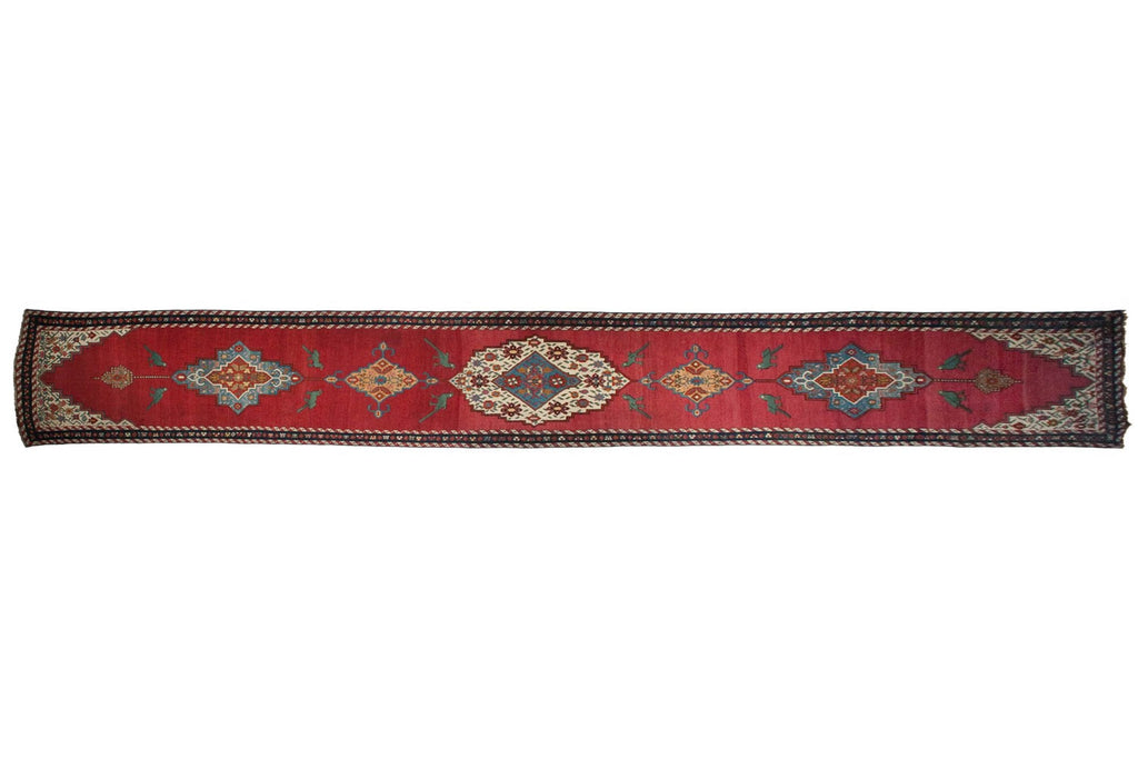 3.5x24 Antique Karabagh Rug Runner