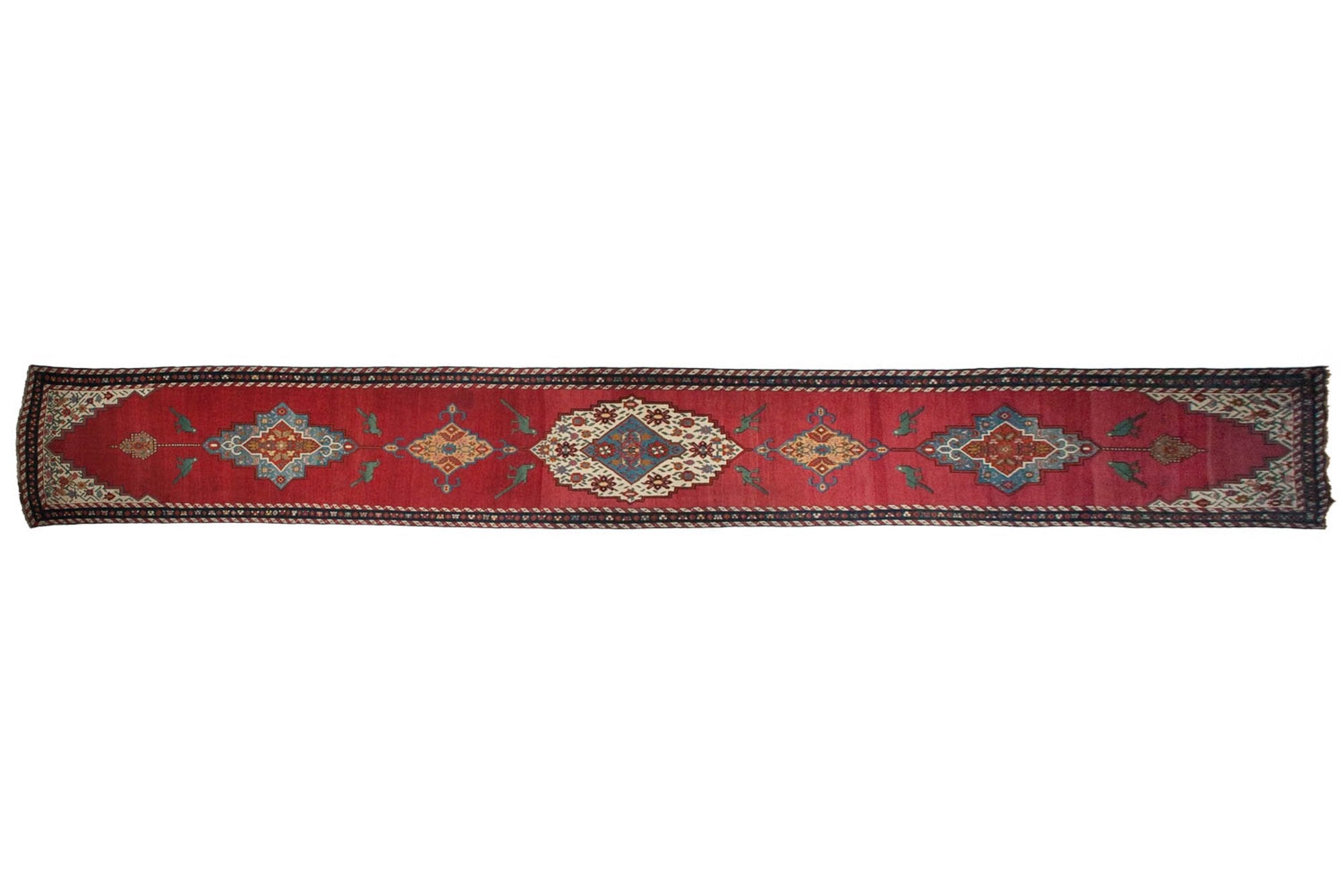 3.5x24 Antique Karabagh Rug Runner