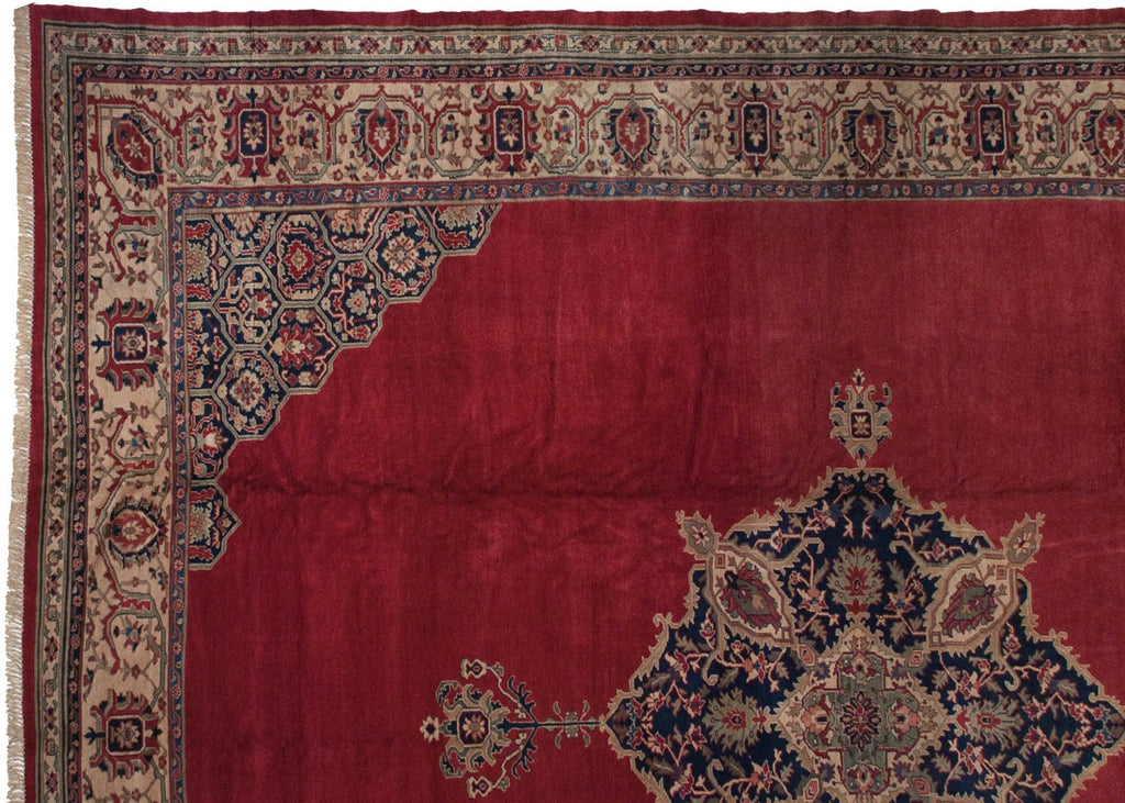 15x19.5 Vintage Oushak Carpet