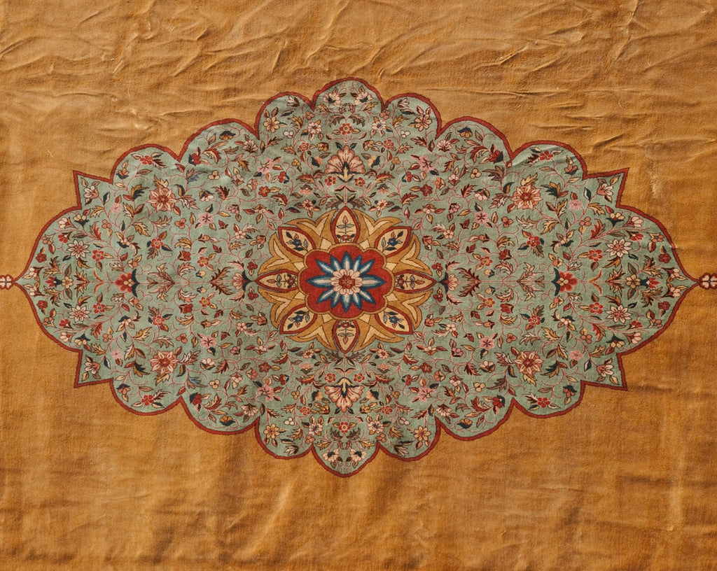 16x22 Vintage Tabriz Design Carpet