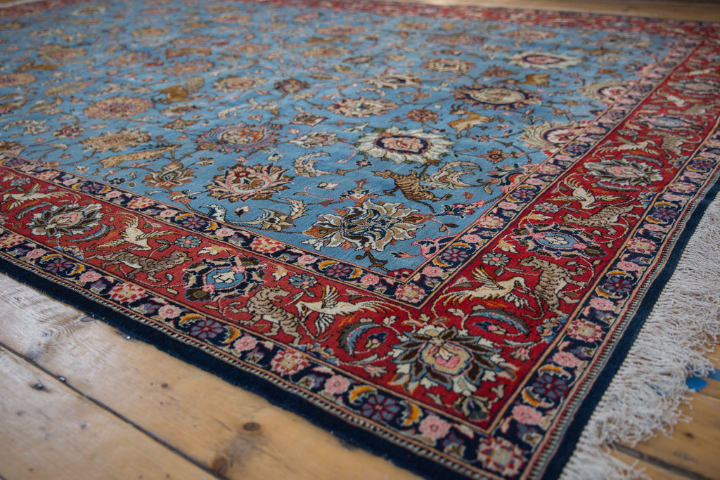 8.5x13 Vintage Qom Carpet