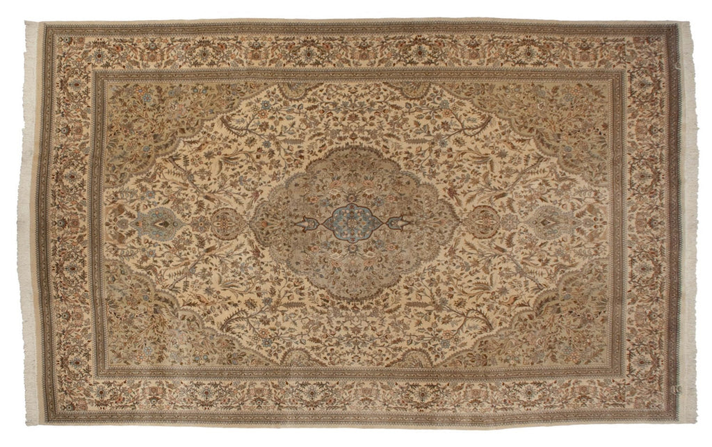 10.5x16 Vintage Tabriz Carpet