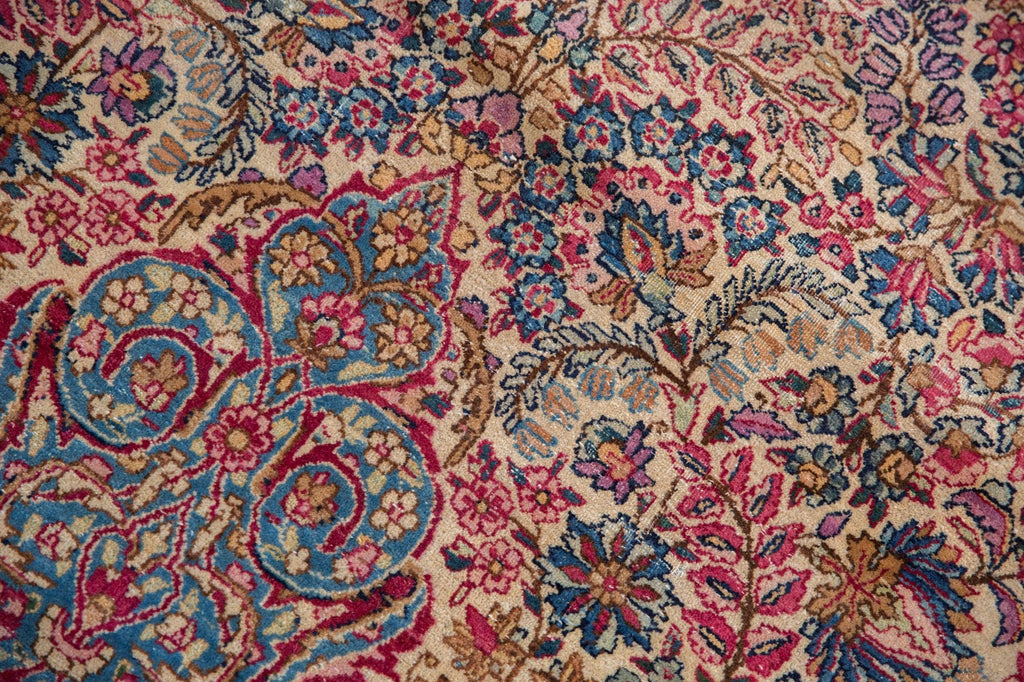 11.5x19.5 Vintage Lavar Kerman Carpet