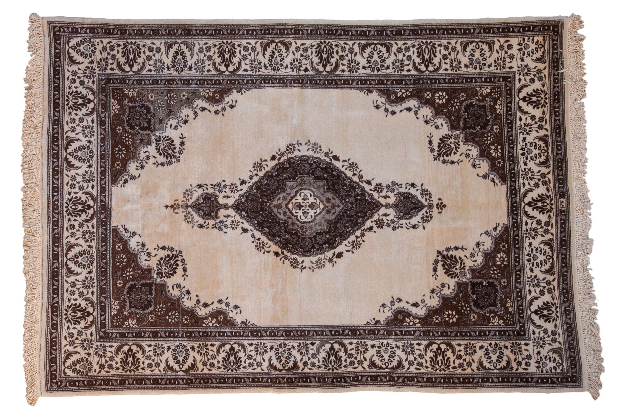 6.5x9 Vintage Tabriz Carpet