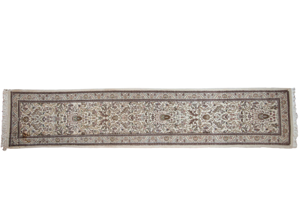 3x14 Vintage Tabriz Rug Runner
